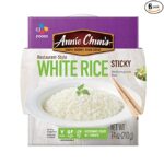 Cooked White Sticky Rice: Instant, Microwaveable, Gluten Free, Vegan, Low Fat and Delicious, 7.4 Oz