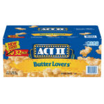 ACT II Butter Lovers Microwave Popcorn Very Tasty and Healthy Full Of Nutrition Value (2.75 oz., 32 pk.)